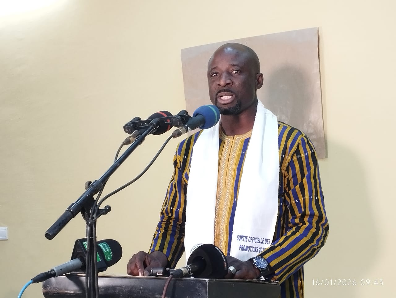 Cérémonie de sortie de promotion à l'ENESA, 16 Janvier 2026