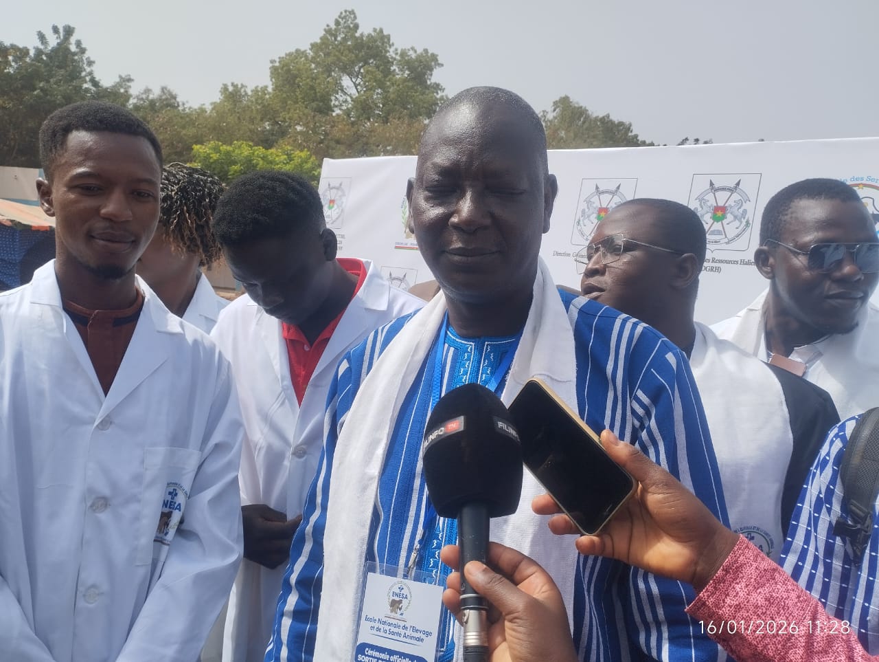 Cérémonie de sortie de promotion à l'ENESA, 16 Janvier 2026