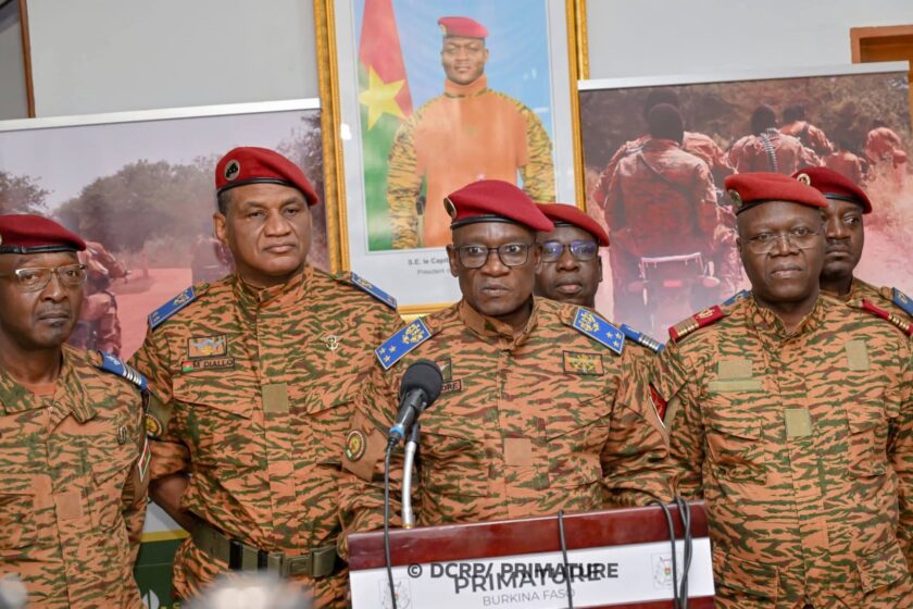 Évaluation du contrat d'objectifs du ministre chargé de la Guerre, Général de division Célestin Simporé, 2 février 2026