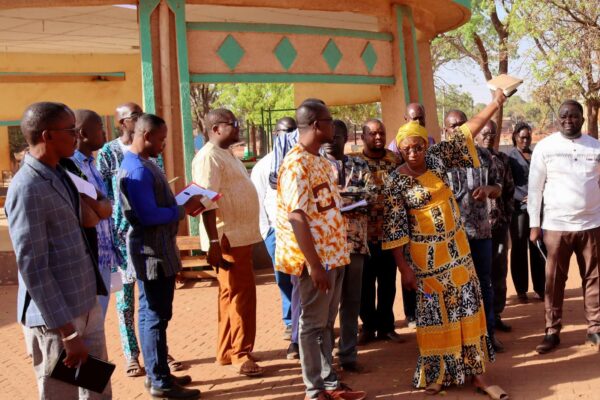 Le Président du CNO de la SNC, Fidèle Aymar Tamini visite les sites