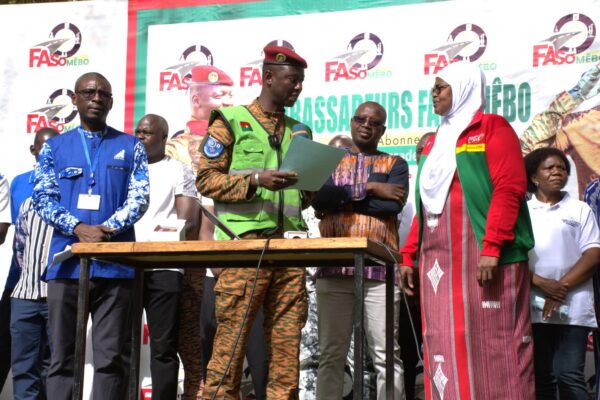 Le ministère chargé de la Transition digitale dote l'agence Faso Mêbo de la plateforme SEREYA pour la gestion des dons, 25 février 2026