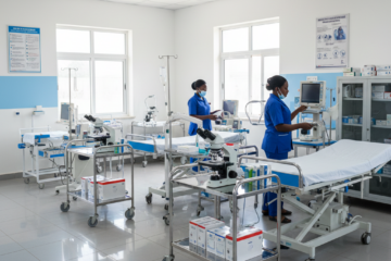 La Gouverneur de la région du Guiriko ordonne la fermeture de 38 formations sanitaires dans la région du Guiriko. Image illustration IA