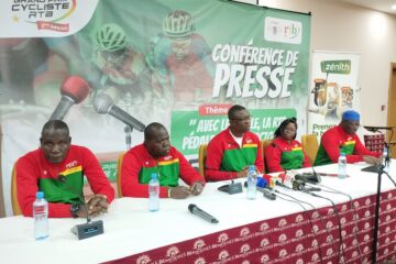 Conférence de presse de la 2e édition du Grand prix cycliste de la RTB, 5 février 2026