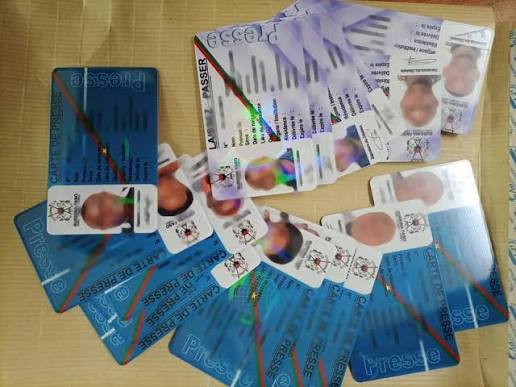 Délivrance carte de presse