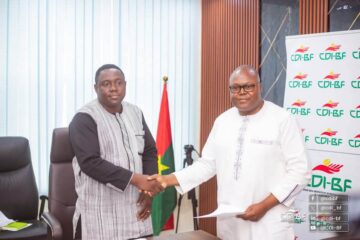 Cérémonie d'installation du nouveau DG de la Caisse de Dépôts et d’Investissements du Burkina Faso, Askadar Housmane Sanou, 3 février 2026