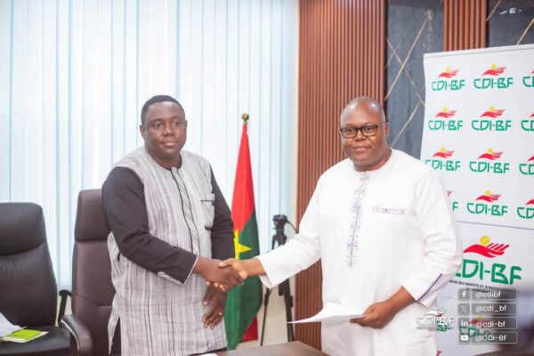 Cérémonie d'installation du nouveau DG de la Caisse de Dépôts et d’Investissements du Burkina Faso, Askadar Housmane Sanou, 3 février 2026