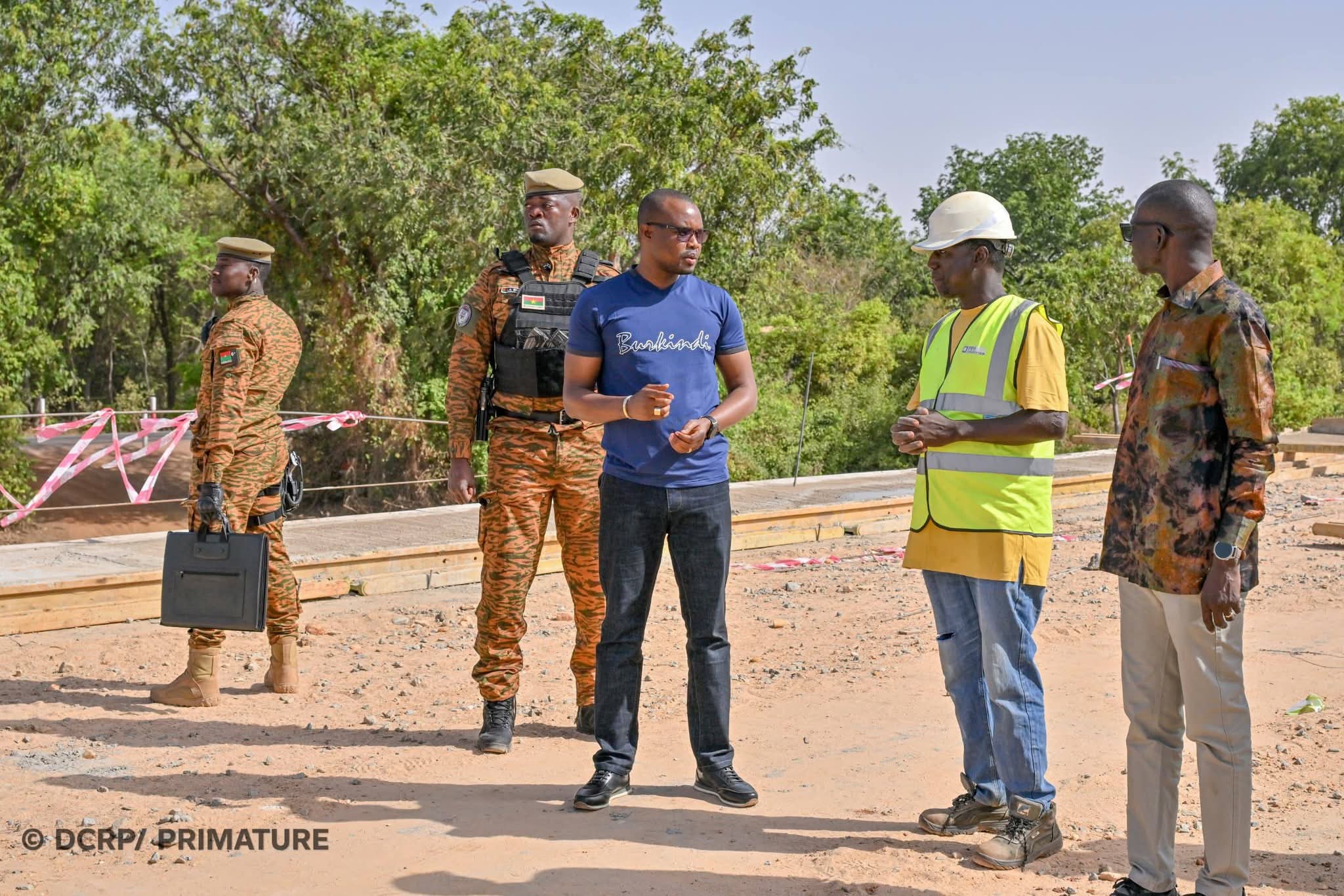 Le Premier ministre visite le chantier du Pont de Hèrèdougou, 15 mars 2026
