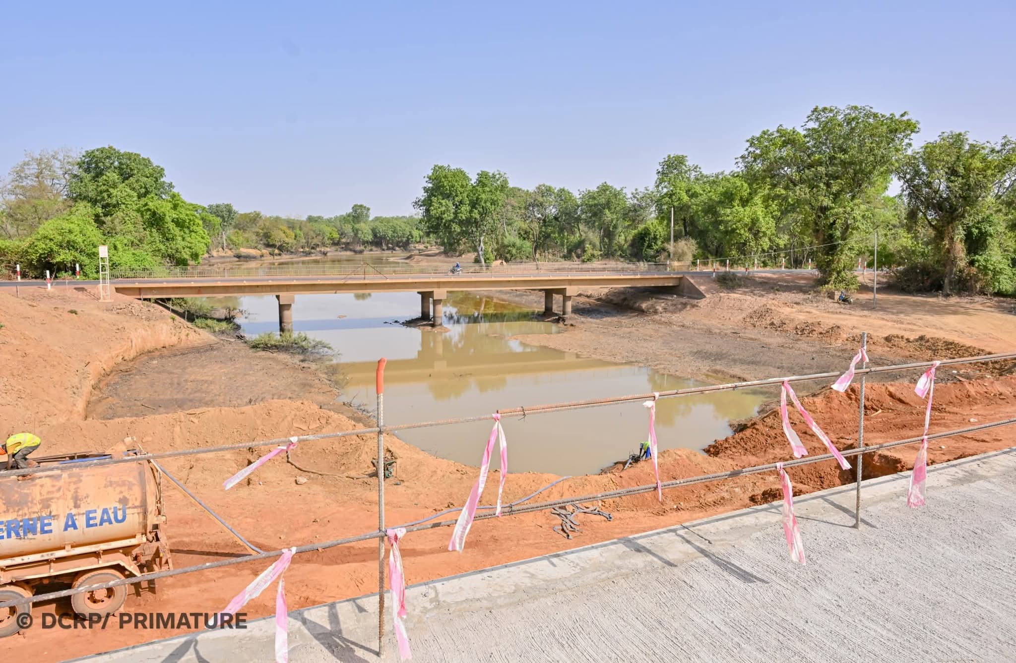 Le Premier ministre visite le chantier du Pont de Hèrèdougou, 15 mars 2026