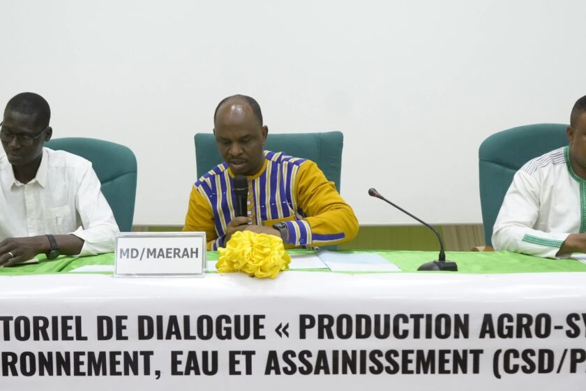 Cadre sectoriel de dialogue (CSD) « Production agro-sylvo-pastorale – Environnement, eau et assainissement », le 10 mars 2026 à Ouagadougou