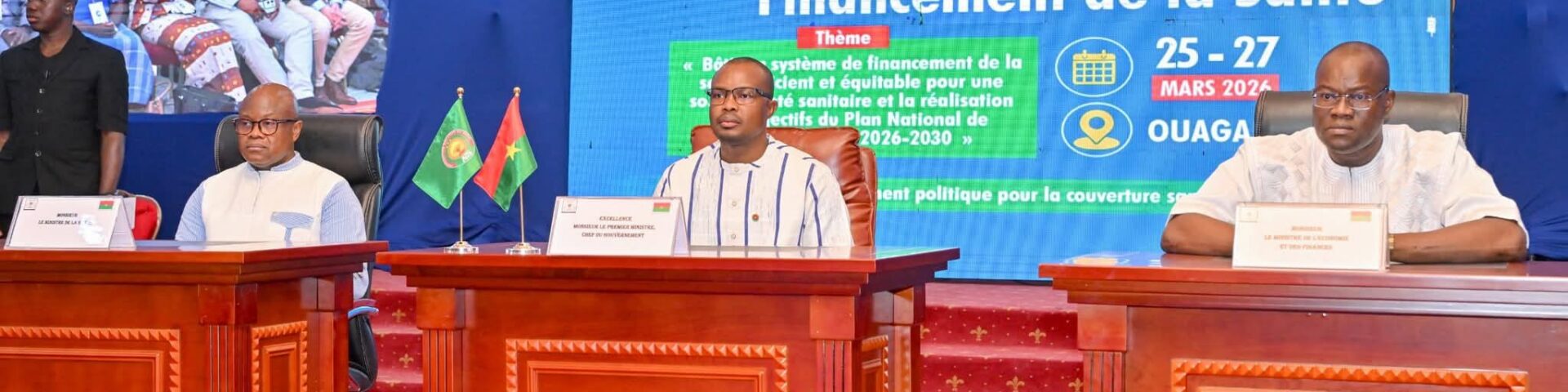 Cérémonie d'ouverture de la 1ere édition du Forum national sur le financement de la santé (FONAFIS), 25 mars 2026