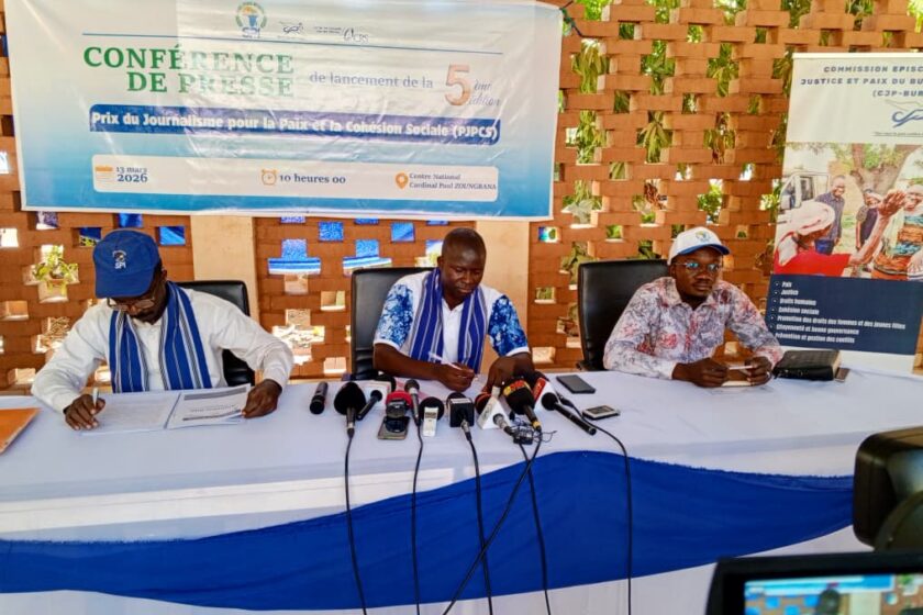 Lancement de la 5e édition du Prix du journalisme pour la paix et la cohésion sociale (PJPCS), 13 mars 2026