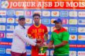 Le joueurs AJSB du mois de Janvier, Christophe Ouattara est rentrer en possession de sa distinction, 15 mars 2026