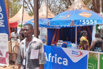 Stand de Moov Africa à la SNC