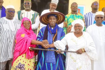 La commune de Bobo réconcilie deux figures influentes du marché de Léguéma lôgô, Awa Sanou et Djeneba Sanou, 3 avril 2026