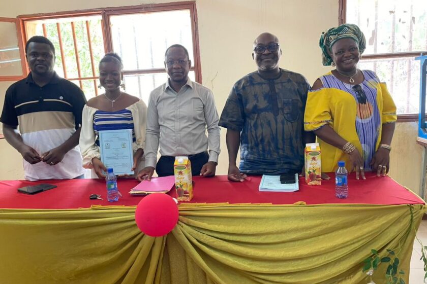 Soutenance de mémoire en Biologie generale de Mouniratou Ly, étudiante à l'Université Nazi BONI, 30 mars 2026