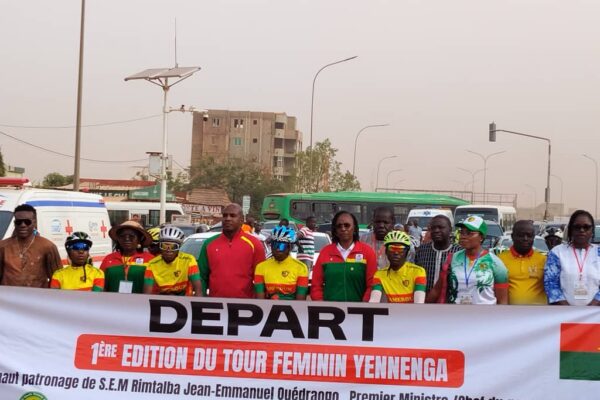 La première étape du Tour cycliste féminin Yennega, longue de 52,94 km et courue ce mardi 14 avril 2026 entre Ouagadougou et Kombissiri