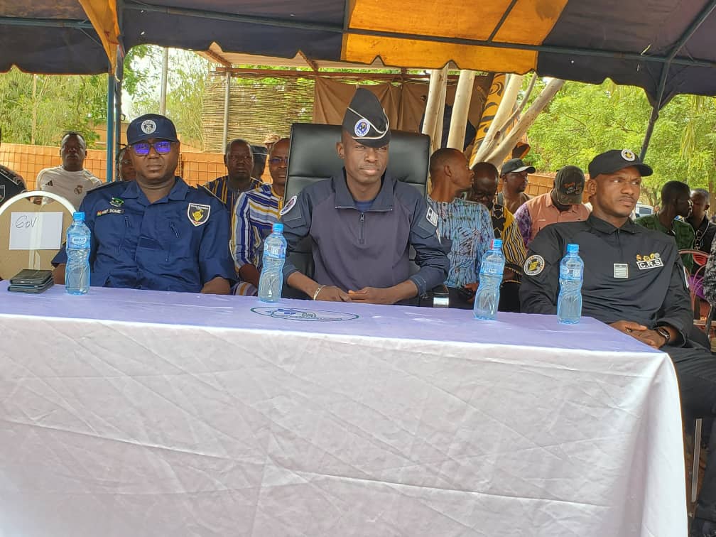 Le commissaire principal de Police Nâayilé Berkomwin Pierre Somé a officiellement pris le commandement de la CRS de Koudougou, 21 avril 2026