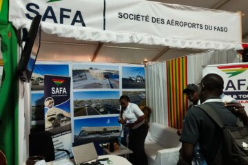 Zoom sur le stand de la Société des aéroports du Faso (SAFA) à la SNC