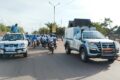 A l'occasion de la SNC, le REJSER-BF a organisé une caravane de sensibilisation sur le port du casque à Bobo Dioulasso, 28 avril 2026