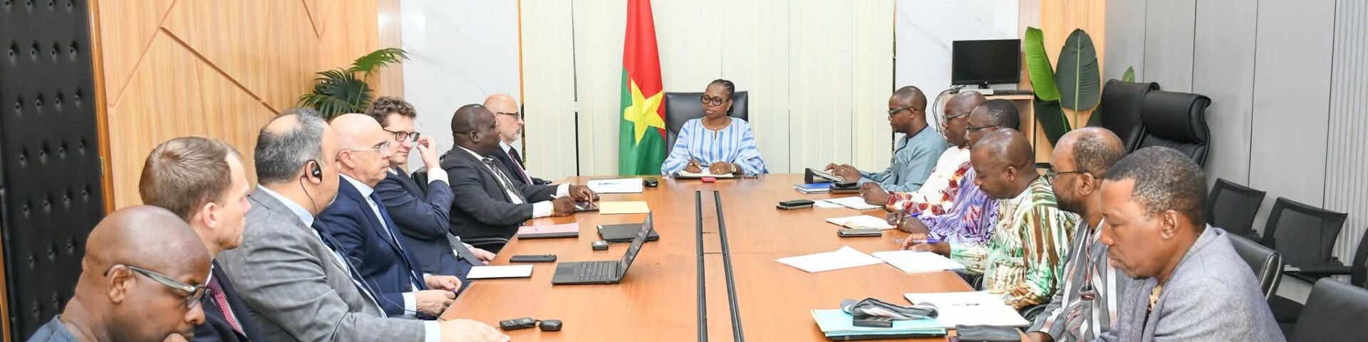 Restitution des conclusions de la 5e revue du FMI à la ministre déléguée du Budget, Fatoumata Bako/Traoré, 12 mai 2026