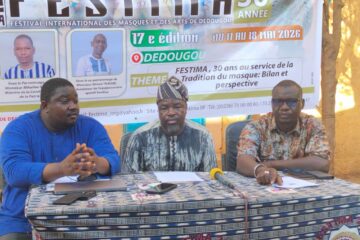 Le comité d'organisation a organisé une conférence de presse sur l'organisation du FESTIMA 2026, 05 mai 2026 à Dedougou
