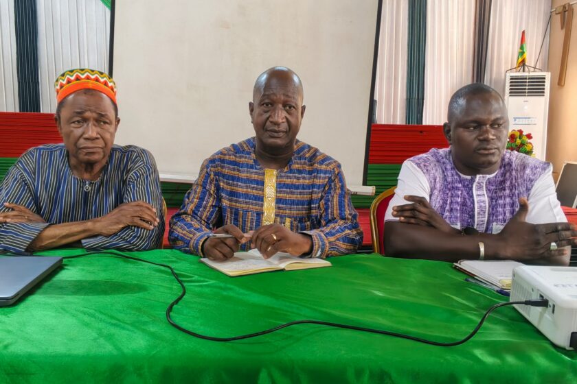 L'association Song-Naam a présenté au PDS de Koudougou un projet de désensablement et de curage des bras d'eau qui traversent la commune, 06 mai 2026