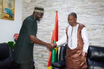 Le comité d'organisation du FESTIMA 2026 reçu par le parrain, le ministre de la Construction de la Patrie, Mikaïlou Sidibé, 08 mai 2026