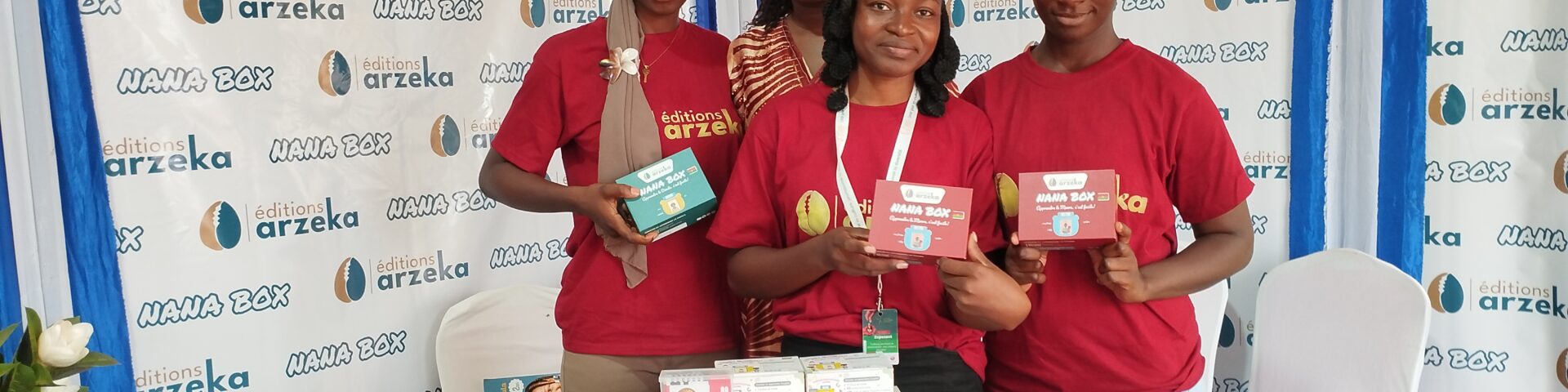 Zoom sur le stand des Éditions arzeka au stand de l'activité '' Thème et Littérature '' de la SNC Bobo 2026