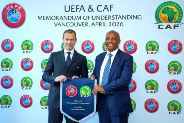 Signature d'accord entre la CAF et l'UEFA, 30 avril 2026