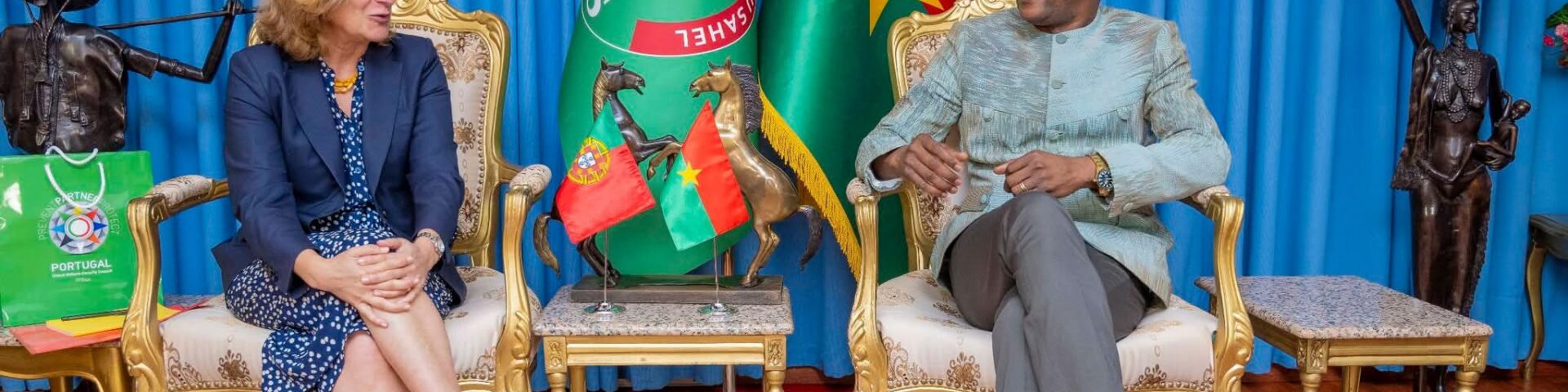 Visite d'une délégation portugaise chez le ministre des Affaires étrangères, 1er juin 2026 à Ouagadougou
