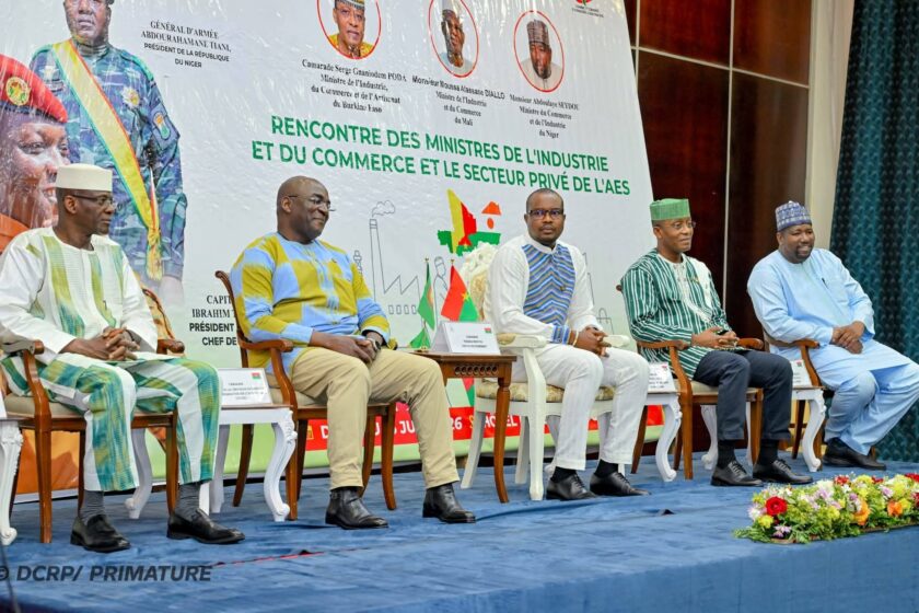 Cérémonie d'ouverture de la 4e rencontre des ministres chargés de l’Industrie, du Commerce et du Secteur privé de l'AES, 15 juin 2026
