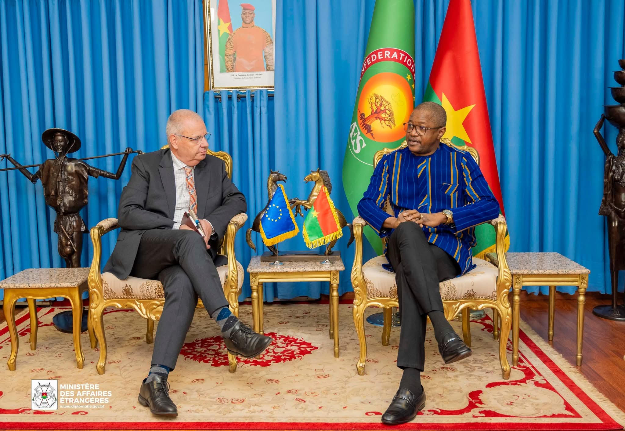 Convocation de l'ambassadeur de l'UE au Burkina par le ministre des Affaires étrangères, suite à la Résolution de l'UE sur le Burkina, 22 juin 2026