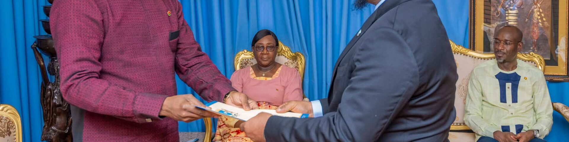 Coopération bilatérale : 7 nouveaux ambassadeurs accrédités au Burkina Faso remettent les Copies figurées de leurs Lettres de créance au Chef de la diplomatie burkinabè, 25 juin 2026