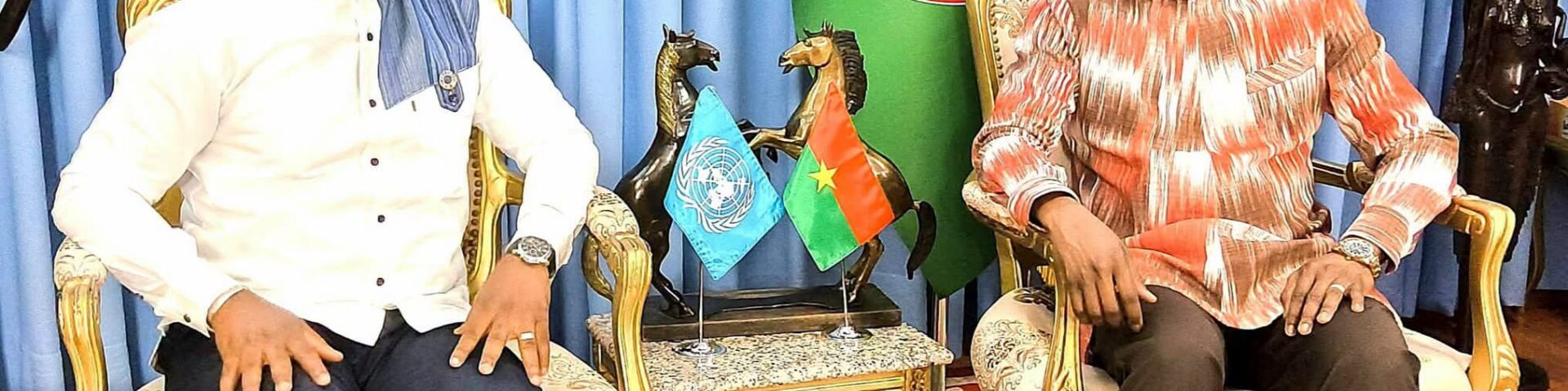 Suite à la décision gouvernementale en avril 2026, de suspendre les activités du bureau du Haut-commissariat des Nations Unies aux droits de l’Homme au Burkina Faso, le Coordonnateur résident par intérim du système des Nations Unies, Maurice Azonnankpo a échangé le 30 juin 2026 avec le ministre des affaires étrangères