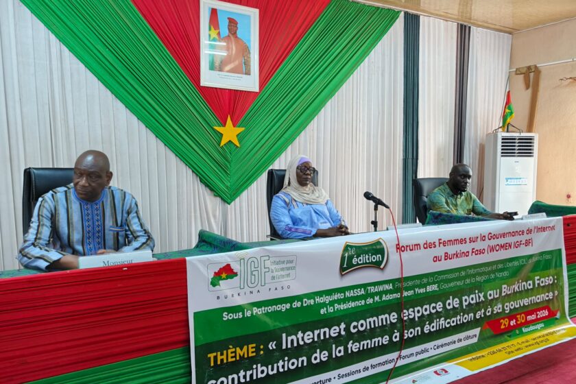 Le forum des femmes sur la gouvernance de l'Internet au Burkina Faso, 30 mai 2026 à Koudougou