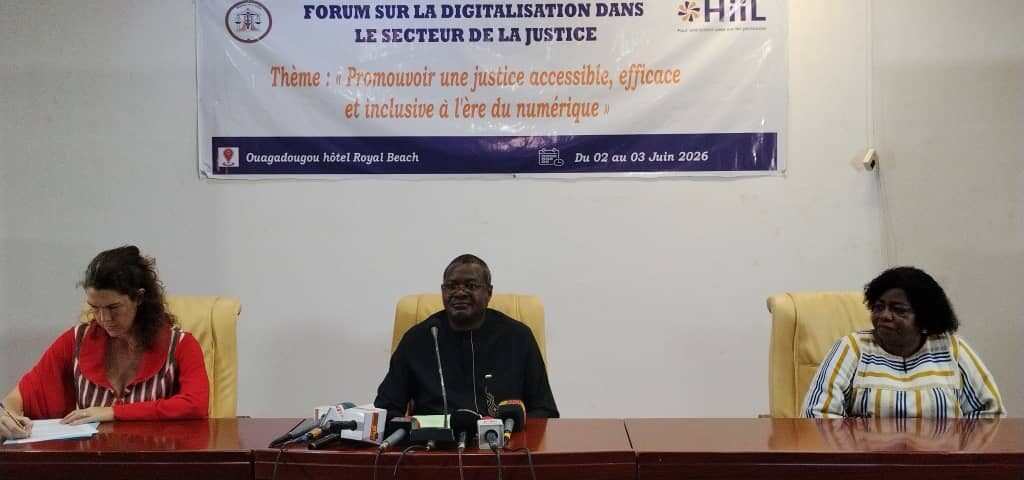 Cérémonie d'ouverture du forum consacré à la digitalisation du secteur de la justice au Burkina Faso, 2 juin 2026