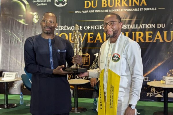 Cérémonie d'installation du nouveau Bureau de la Chambre des Mines du Burkina (CMB), 12 juin 2026