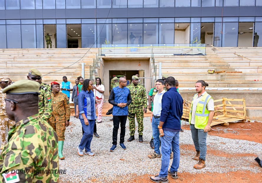 Le Premier ministre a visité le chantier du stade de Leguema, 21 juin 2026
