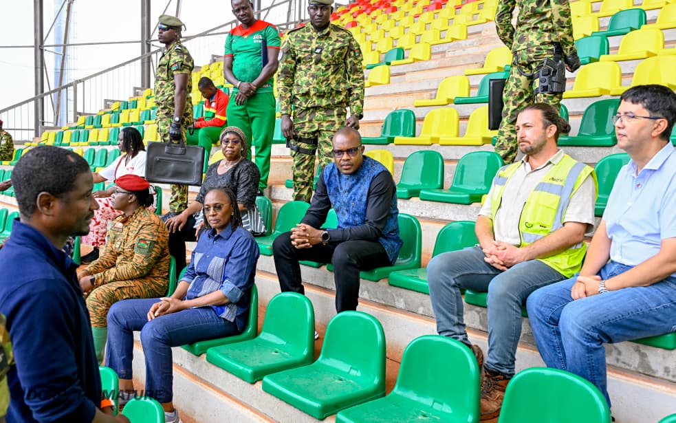 Le Premier ministre a visité le chantier du stade de Leguema, 21 juin 2026