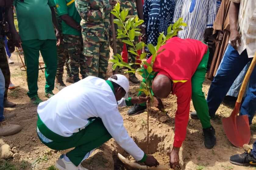 A l'occasion de le JNA 2026, la Cour de Cassation a fait une journée de reboisement dans son bosquet, 20 juin 2026 à Ouagadougou