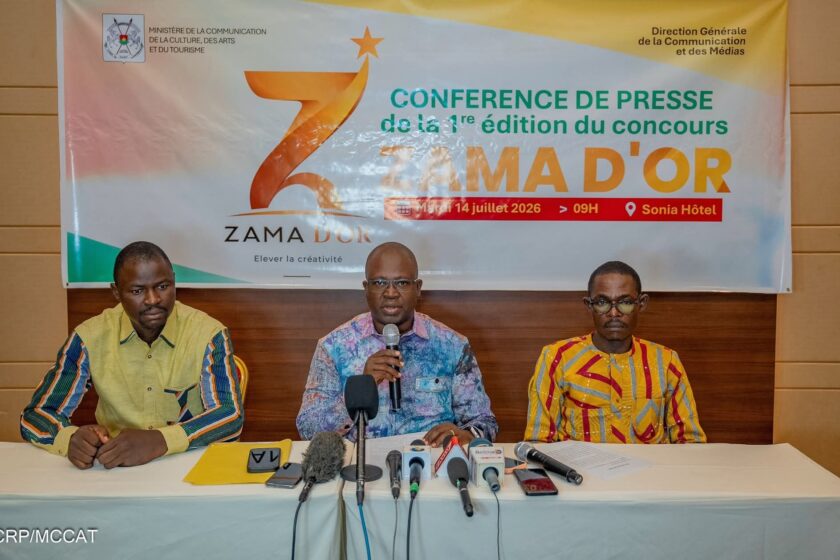 Le MCCAT lance le concours national d'excellence en communication et publicité dénommé « ZAMA D'OR », 14 juillet 2026