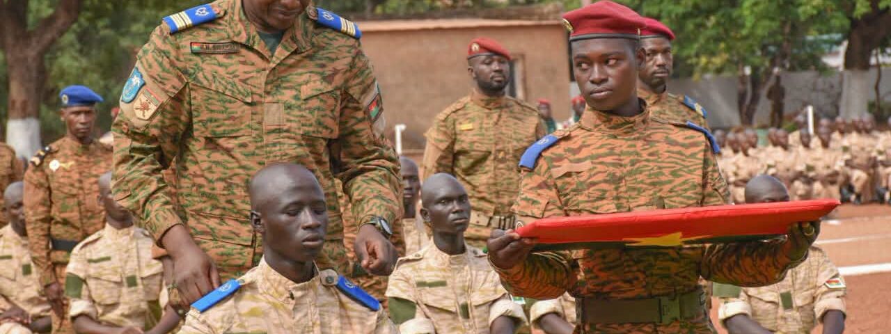 Présentation au drapeau du contingent mixte des militaires du rang techniciens et titulaires du BEPC formé au GIFA, 13 juillet 2026