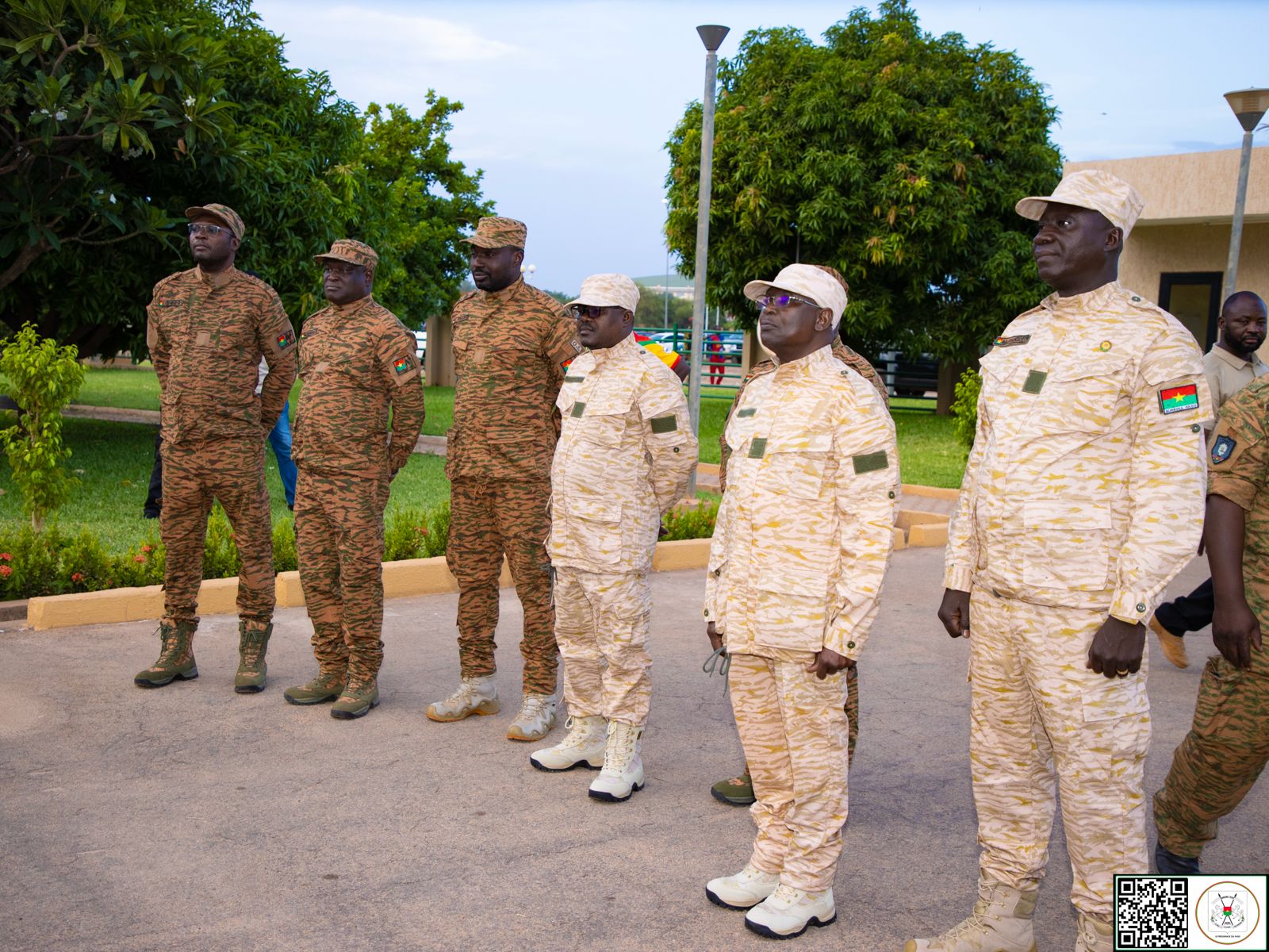 Le personnel de la présidence du Faso en immersion patriotique, 30 juin 2026