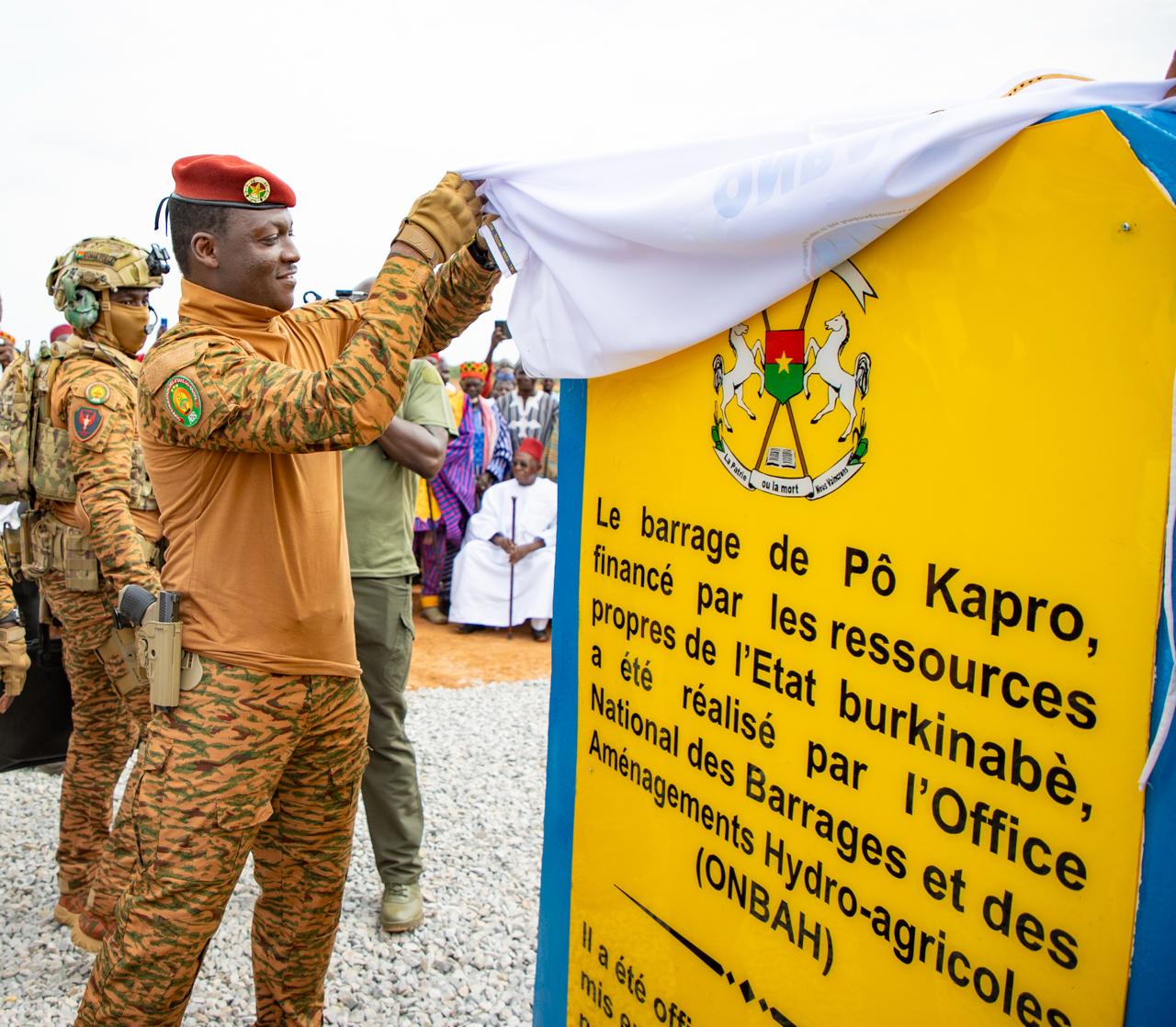 Le Président du Faso inaugure le barrage de Pô Kapro, 25 juillet 2026