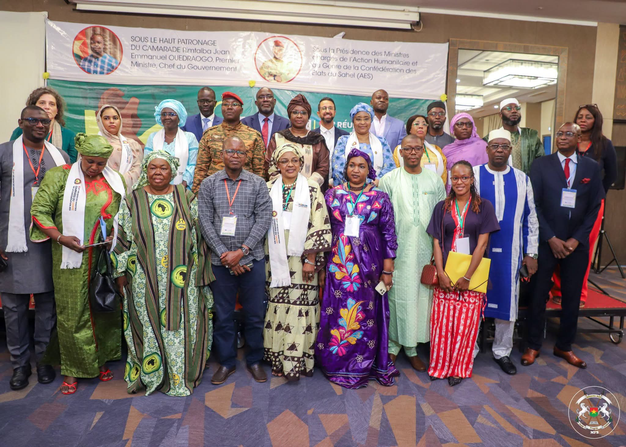 Clôture du 2ᵉ Forum des ministres chargés de l’Action humanitaire et la 2ᵉ Réunion des ministres chargés du Genre de l'AES, 12 août 2026