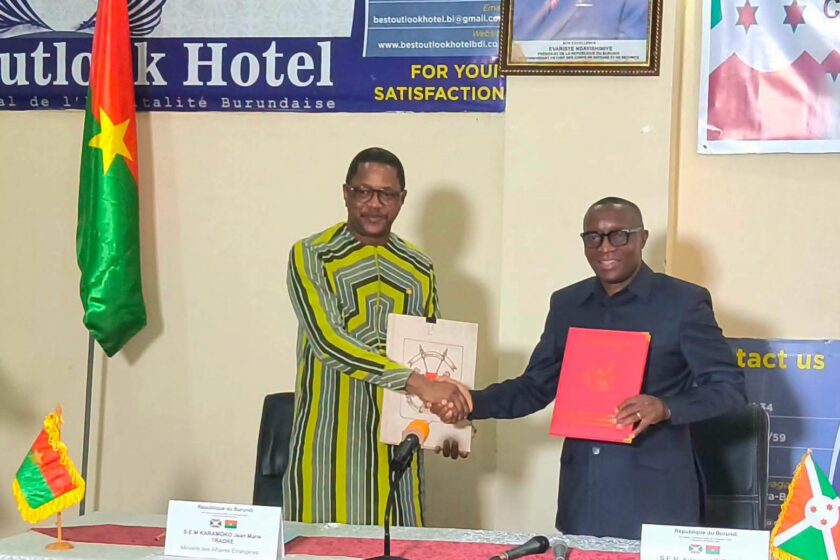 La première session de la Commission mixte de coopération entre le Burkina Faso et la République du Burundi, 13 août 2026