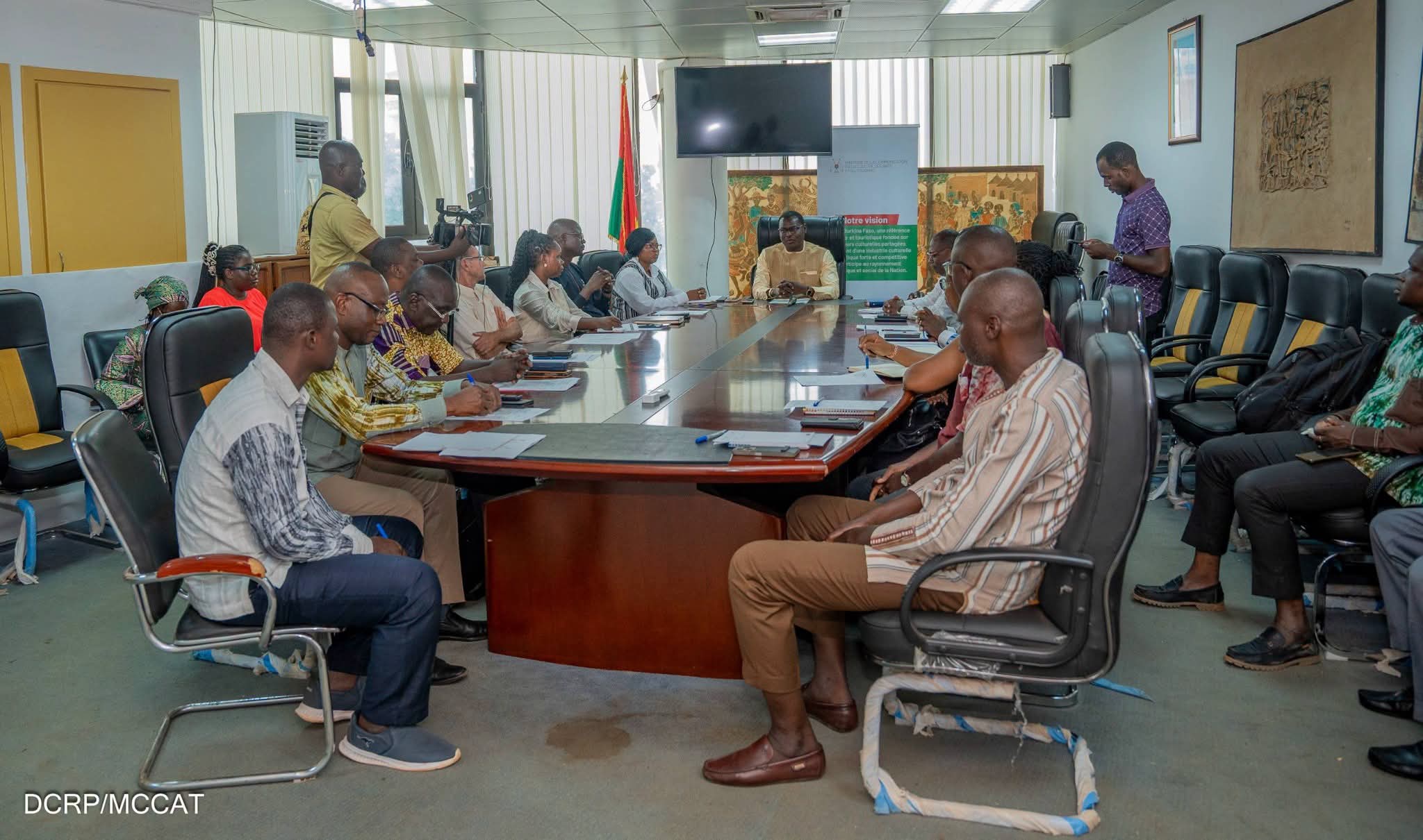 Le ministre chargé de la Communication a installé le jury du concours ZAMA D'OR, 14 août 2026
