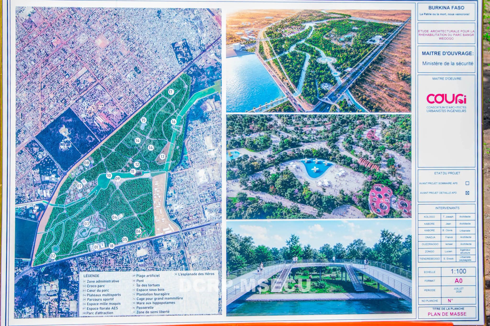 Lancement d'un programme de réhabilitation du Parc urbain Bangr-Weogo, 18 août 2026