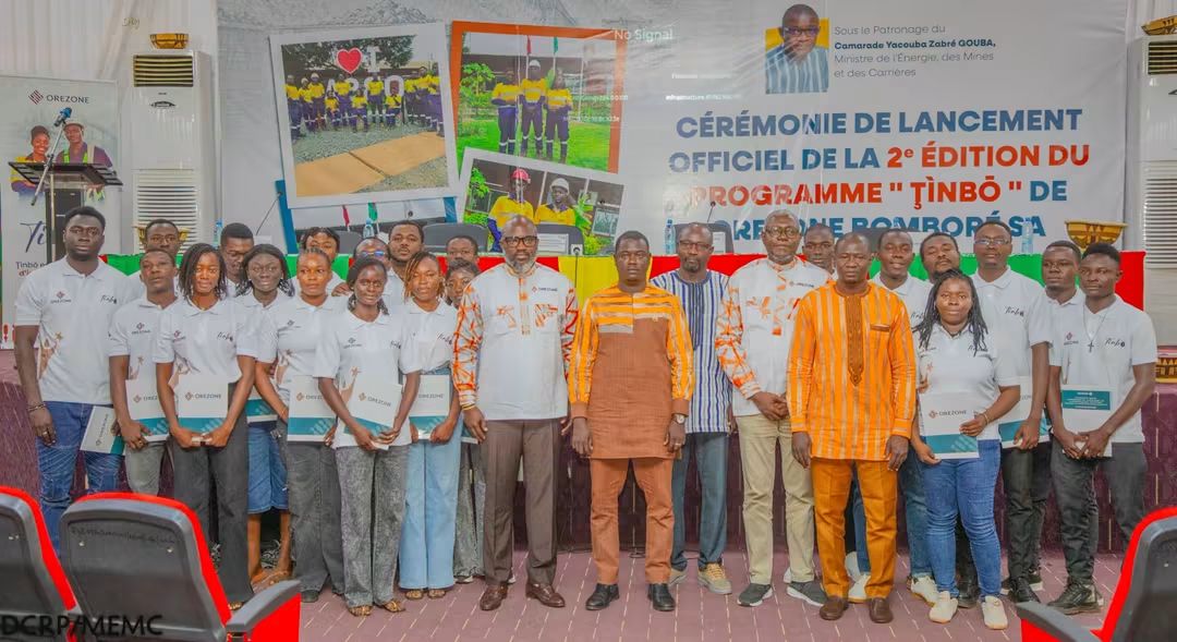 Le ministère des Mines et la Société minière Orezone Bombore SA lance le Programme Tinbo 2, 28 septembre 2026
