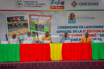 Le ministère des Mines et la Société minière Orezone Bombore SA lance le Programme Tinbo 2, 28 septembre 2026